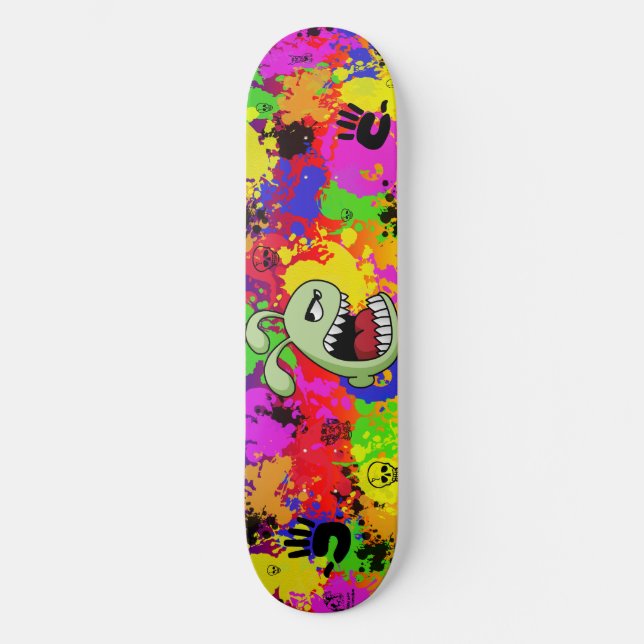 Mad Bunny Skateboard Bräda 20,5 Cm (Framsida)