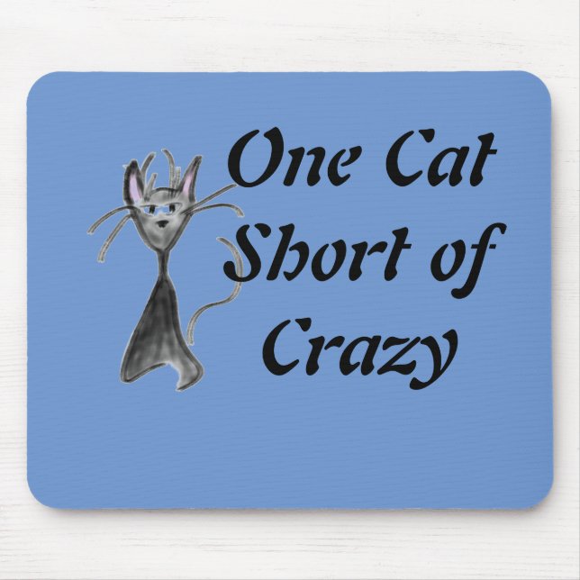 Mad Cat Mouse Pad av Sommer Hamilton Musmatta (Framsidan)