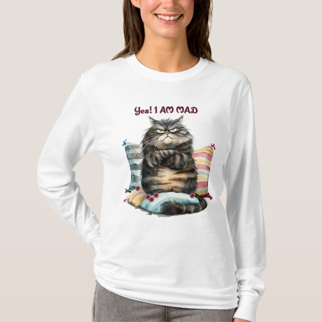 Mad Cat Tee Shirt (Framsida)