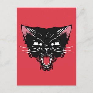 Mad Cat-vykort Vykort