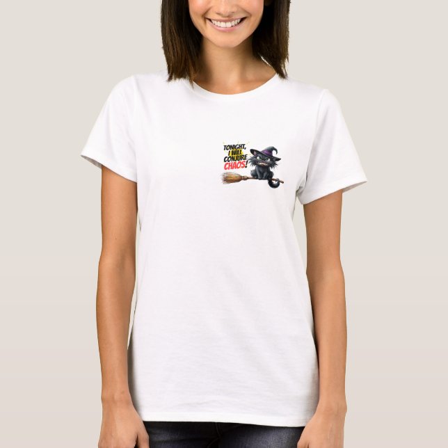 Mad Cats Magiska Antics! T Shirt (Framsida)