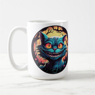 Mad Cheshire Cat Alice i Wonderland Kaffemugg