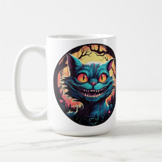 Mad Cheshire Cat Alice i Wonderland Kaffemugg