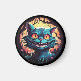 Mad Cheshire Cat Alice i Wonderland Magnet
