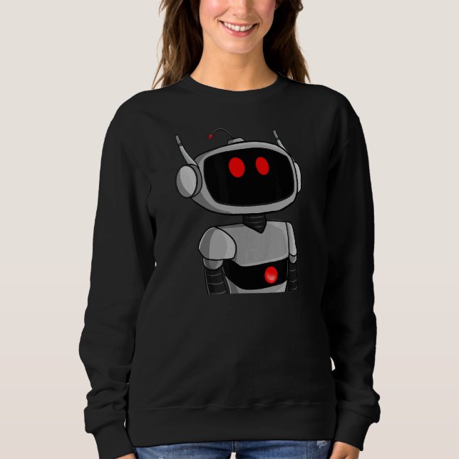 Mad Crazy Robot Nft Artwork Digital Robotics Ai T Shirt (Framsida)