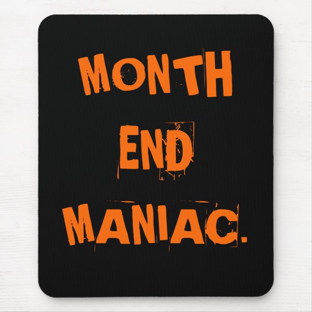 Mad Cruel Accountant Funny Nickname Month End Musmatta (Framsidan)