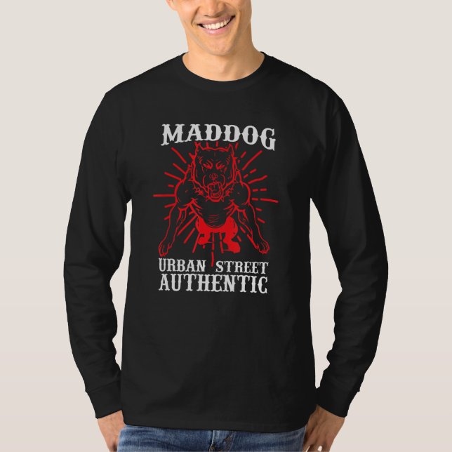 Mad Dog Urban Street Authentic Shirt T Shirt (Framsida)