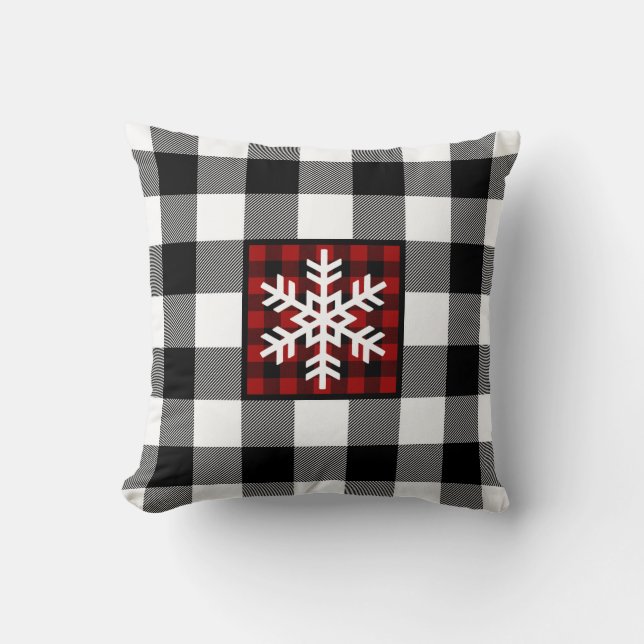 Mad for Play with Snowflake Pillow Kudde (Framsida)
