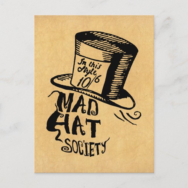 Mad Hat Society Vykort (Framsida)