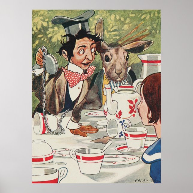 Mad Hater's Tea Party Poster (Framsidan)