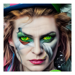 Mad Hatter AI skapade konst Perfect Poster