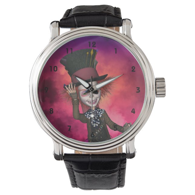 Mad Hatter Armbandsur (Framsida)