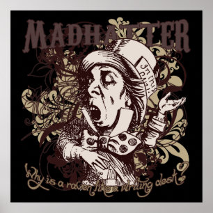 Mad Hatter Carnivale Stil Poster