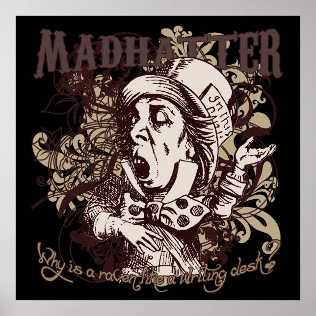 Mad Hatter Carnivale Stil Poster (Framsidan)