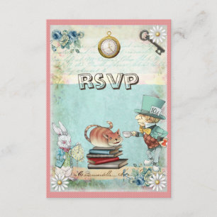 Mad Hatter & Cat-OSA för med sig en Bok-babystötar OSA Kort