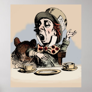 Mad Hatter Color Poster