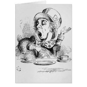 Mad Hatter Hälsningskort