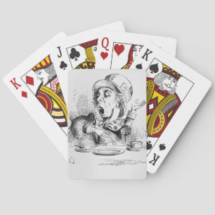 Mad Hatter, illustration från Alice's Casinokort
