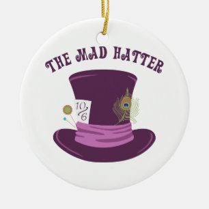 Mad Hatter Julgransprydnad Keramik