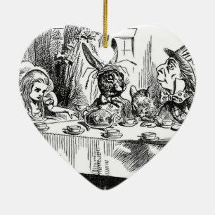 Mad Hatter Julgransprydnad Keramik