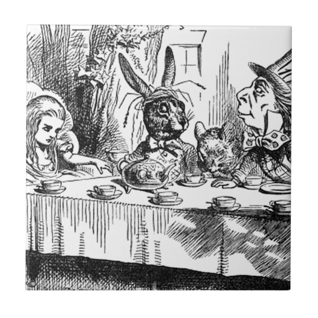 Mad Hatter Kakelplatta (Framsidan)