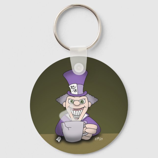 Mad Hatter Keychain Nyckelring (Framsida)