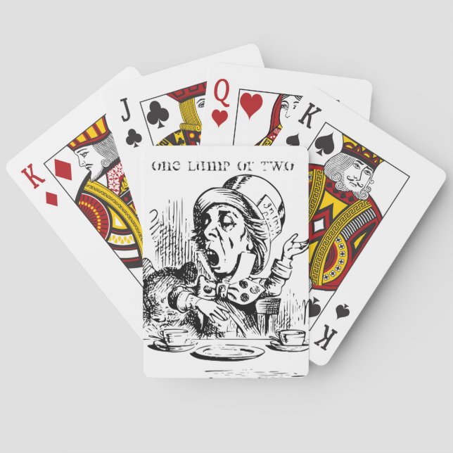 Mad Hatter-kort Casinokort (Baksidan)