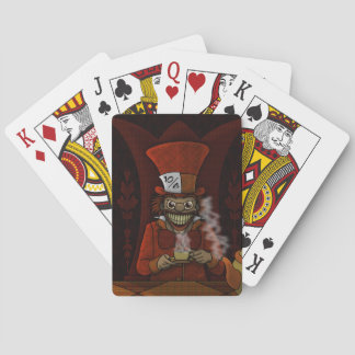 Mad Hatter-kort Spel Kort