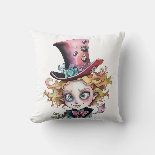 Mad Hatter Kudde (Framsida)