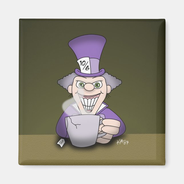 Mad Hatter Magnet (Framsidan)