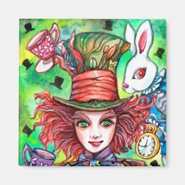 Mad Hatter och Rabbit Magnet (Framsidan)