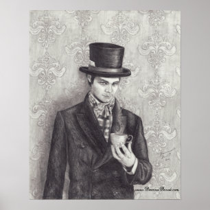 Mad Hatter Poster Mad Hatter Art Wonderland Art