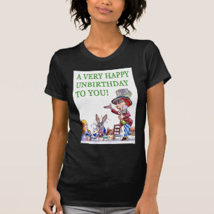 Mad Hatter säger, mycket Grattis på födelsedagen t Shirt
