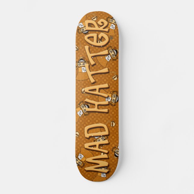 Mad Hatter Skateboard (Orange) (Framsida)