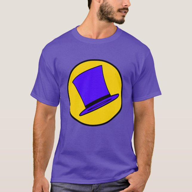 Mad Hatter superhjälte t-shirt (Framsida)