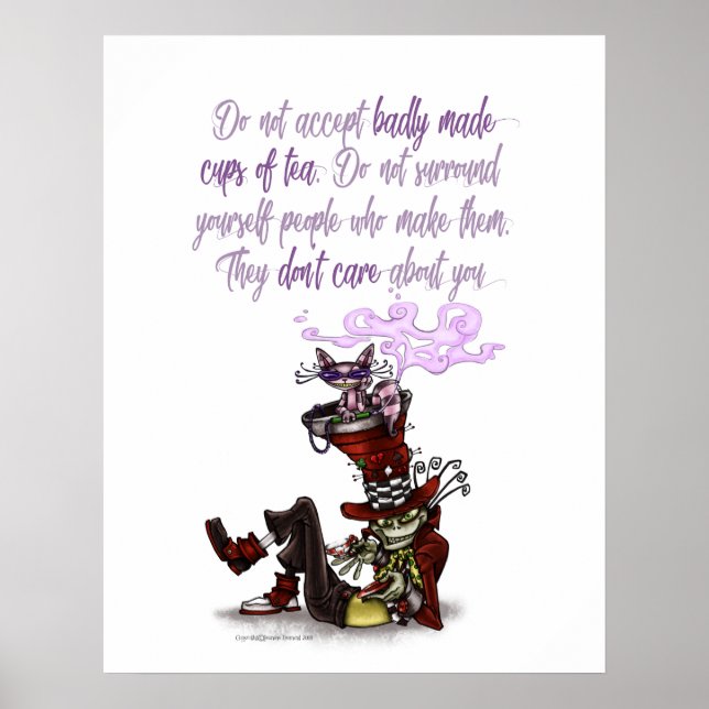 Mad Hatter Tea Party Poster (Framsidan)