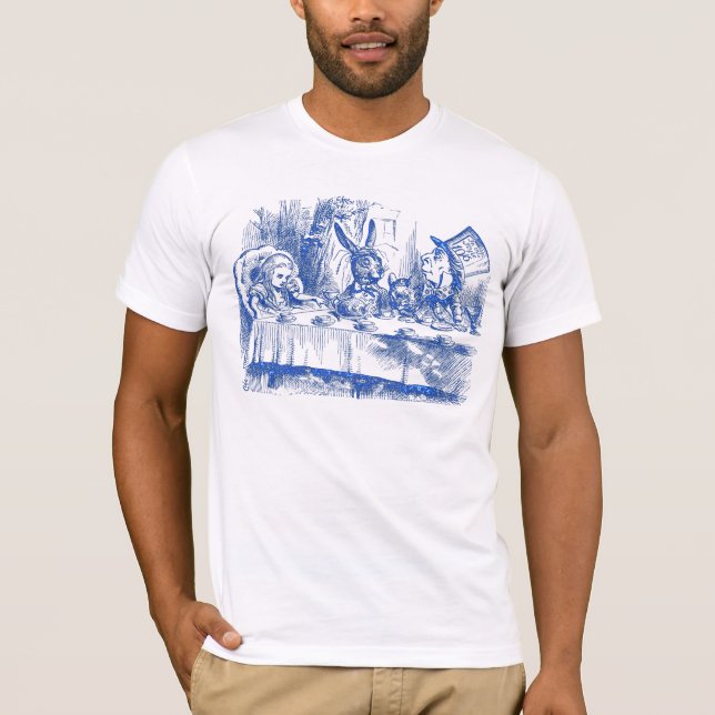 Mad Hatter Tea Party T Shirt (Framsida)
