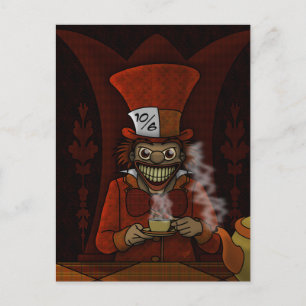 Mad Hatter-vykort Vykort
