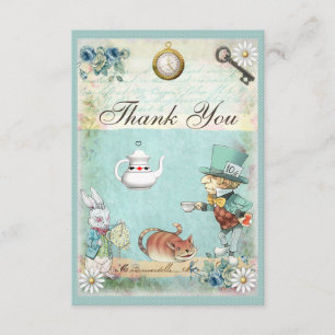 Mad Hatter Wonderland Tea Party Tack Kort