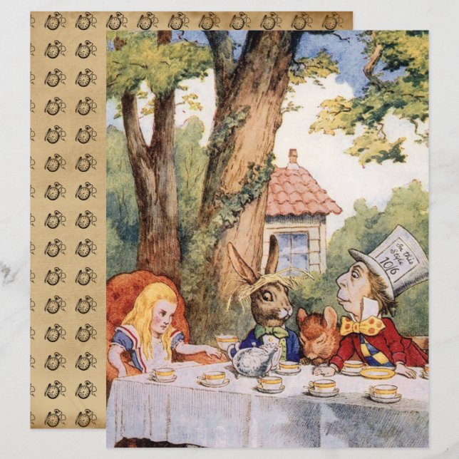 Mad Hatter: Wonderland Wardrobe Wonders (Fram/baksida)