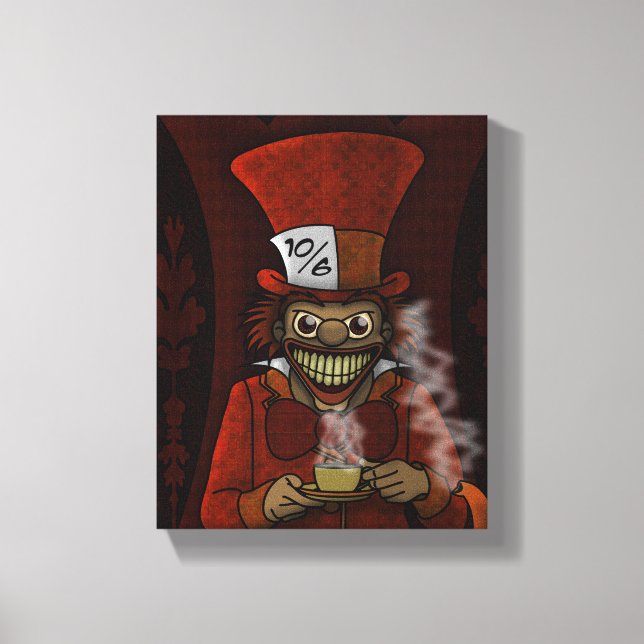Mad Hatter Wrapped Canvas (Framsida)