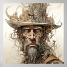 Mad Hatters Stollig: Porträtt i Eccentric Hat