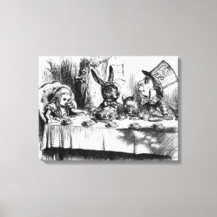 Mad Hatters Tea Party Canvastryck