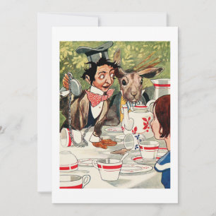 Mad Hatters Tea Party Inbjudningar