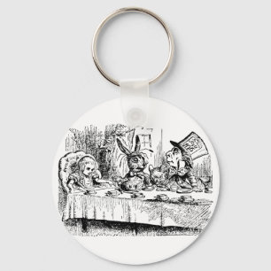Mad Hatters Tea Party Nyckelring