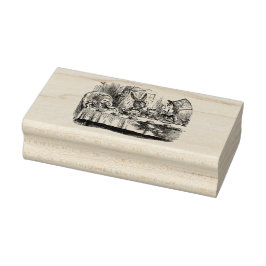 Mad Hatters Tea Party Personalize Stämpel