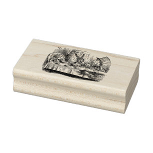 Mad Hatters Tea Party Personalize Stämpel