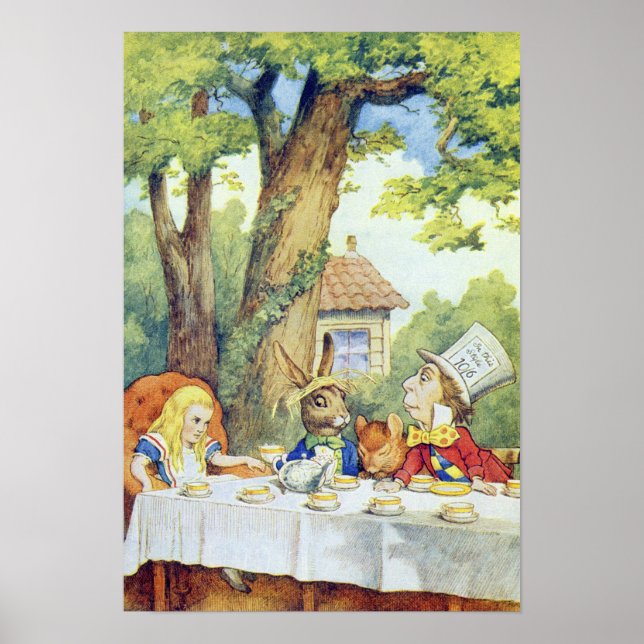 Mad Hatters Tea Party Poster (Framsidan)