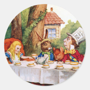 MAD HATTERS TEA PARTY RUNT KLISTERMÄRKE