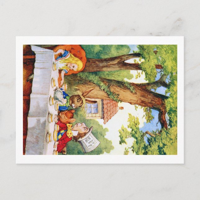 MAD HATTERS TEA PARTY VYKORT (Framsida)